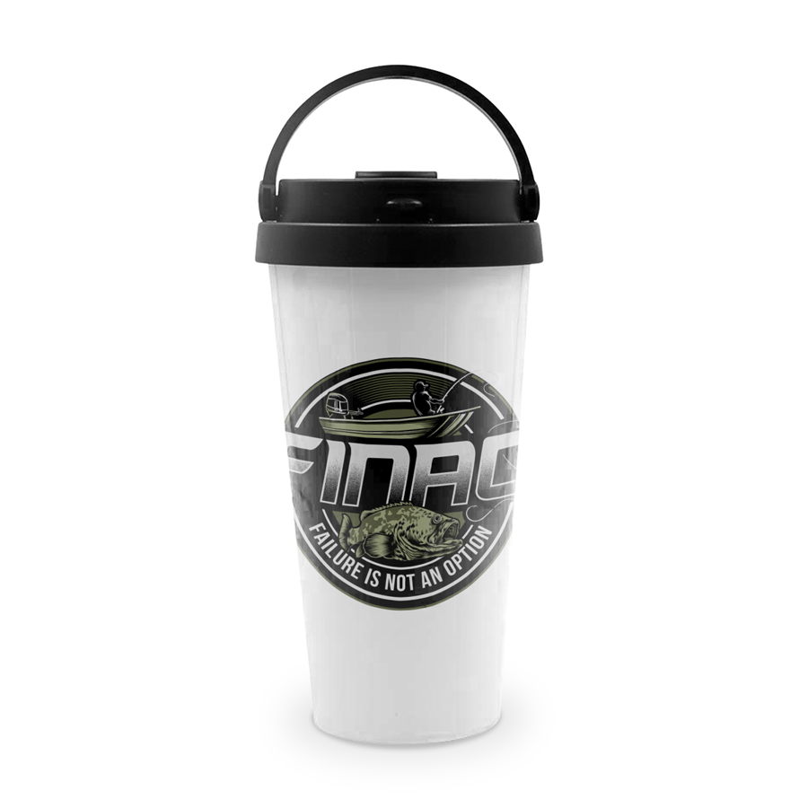 FINAO 16oz Stainless Steel Tumbler with Handle - Green Goliath Grouper | FINAOlive_TWITCH.TV_FINAO_Sportfishing_Fishing_Green_Goliath_Grouper_Travel_Coffee_16oz_Tumbler_Locking_Lid.jpg