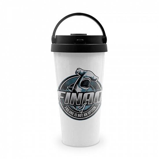 FINAO 16oz Stainless Steel Tumbler with Handle - Sharkturn