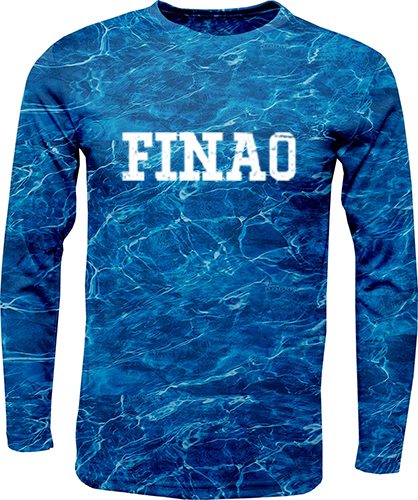 Blue Water Long Sleeve Fishing Shirt