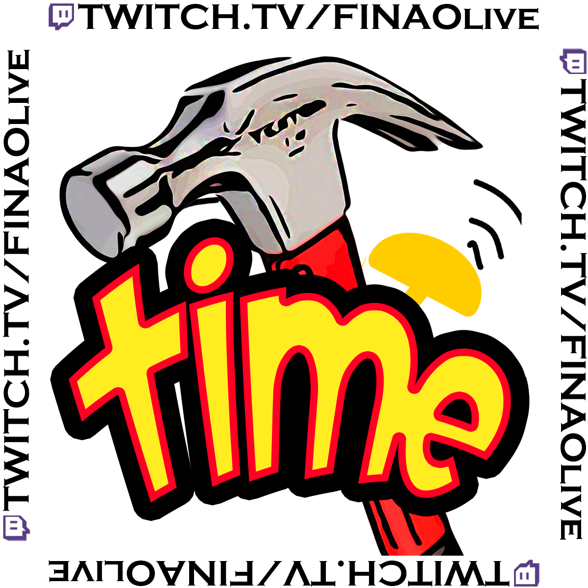 FINAO Live Car Decals | FINAO_Live_Hammer_Time_Fishing_Decal.png