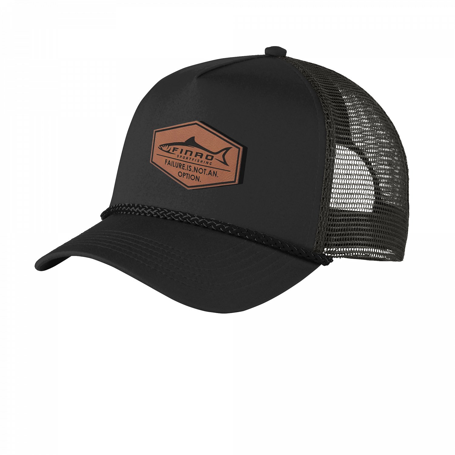 Black Mesh Back Cap | FINAO_Mesh_Back.jpg