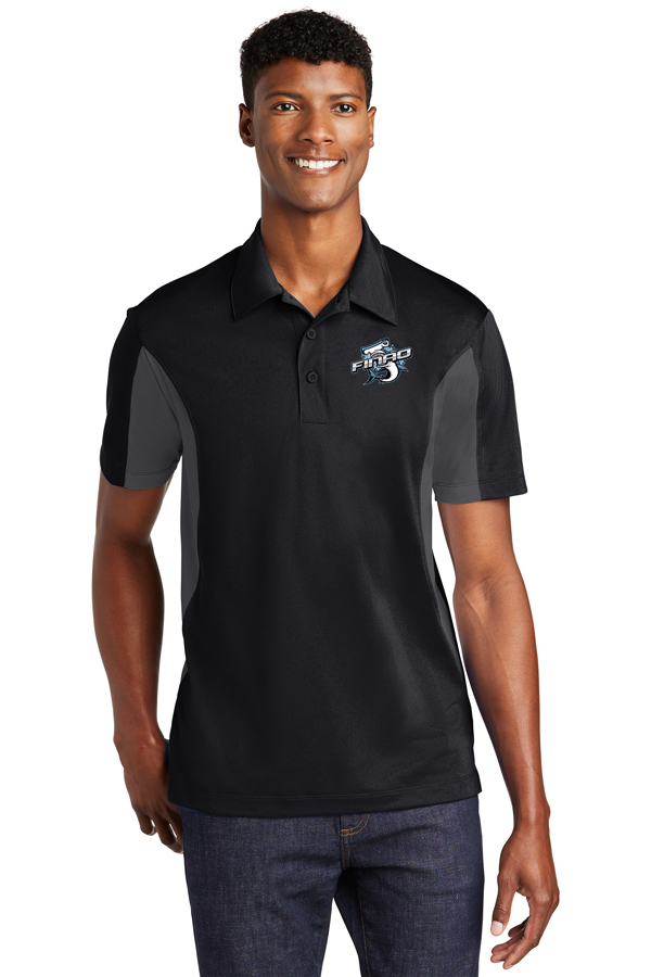 Black & Gray Polo | Black_Gray_FINAO_Polo_Shark_Bite_Front.jpg