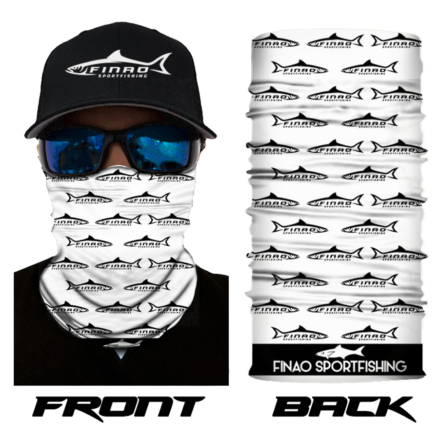 Black logo on white Fishing Gaiter | Black_on_White.jpg