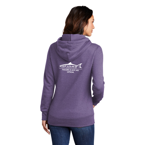 Ladies FINAO Fleece Pullover Hooded Sweatshirt | FINAO_Ladies_Purple_FINAO.jpg