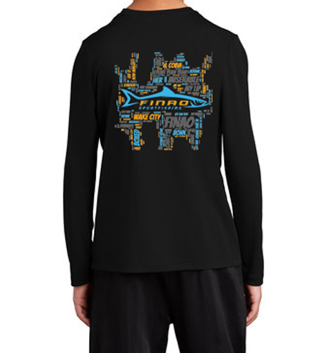 FINAO Youth UV Long Sleeve Shirts | FINAO_YS_Word_Art.jpg