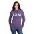 Ladies FINAO Fleece Pullover Hooded Sweatshirt | FINAO_Ladies_Purple_Front.jpg