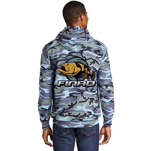 Blue Woodland Camo Hoodie | FINAO_Blue_Woodland_Camo_Sweatshirt_Gold_Grouper.jpg