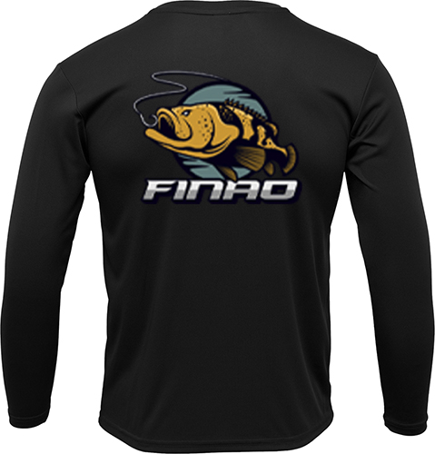 Black Long Sleeve Fishing Shirt | FINAO_Black_Performance_Fishing_Shirt_Gold_Grouper.jpg