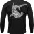 Black Long Sleeve Fishing Shirt | FINAO_Black_Performance_Fishing_Shirt_Word_Art_Hammerhead.jpg