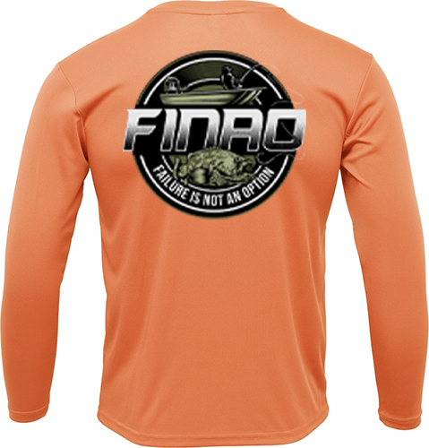 Citrus Orange Long Sleeve Fishing Shirt | FINAO_Citrus_Performance_Fishing_Shirt_Green_Grouper.jpg