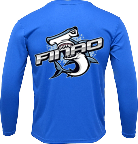 Royal Blue Long Sleeve Fishing Shirt | FINAO_Royal_Blue_Performance_Fishing_Shirt_Shark_Bite.jpg