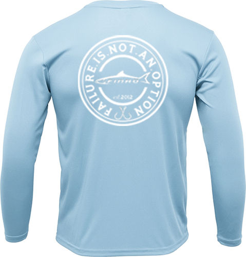 Carolina Blue Long Sleeve Fishing Shirt | FINAO_Carolina_Blue_Performance_Fishing_Shirt_Vintage_White.jpg