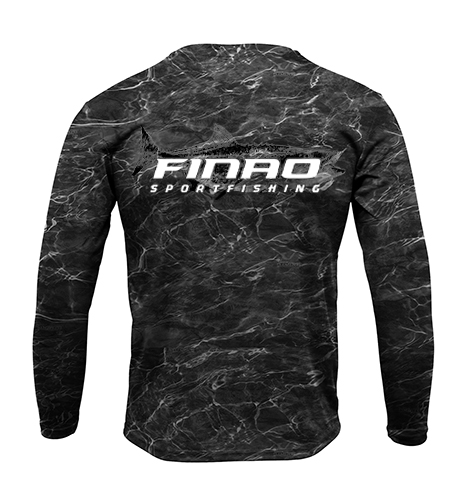 Black Water Long Sleeve Fishing Shirt | FINAO_Black_Water_Performance_Fishing_Shirt_Cobia_Sketch.jpg