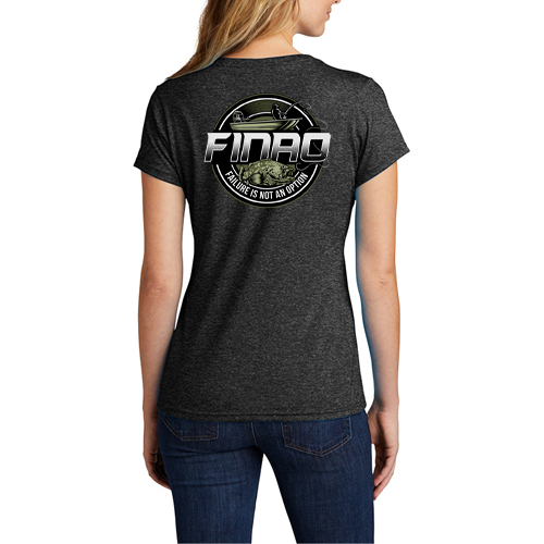 Ladies Heather Gray Shirt | FINAO_Ladies_Fishing_Shirt_Green_Grouper.jpg