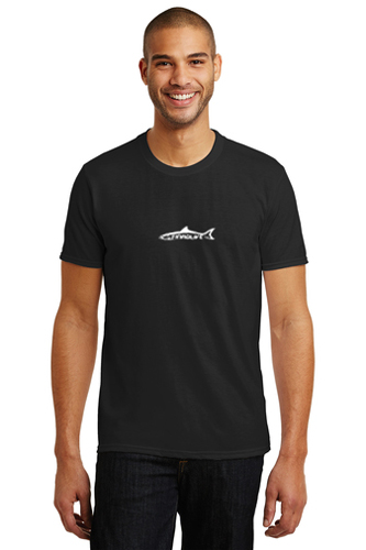 Men's Black T Shirt | FINAO_Black_Black_Fishing_T_Shirt_Front.jpg