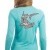 Ladies Long Sleeve Water Blue UV Solar Shirt | FINAO_Water_Blue_UV_Performance_Fishing_Long_Sleeve_Shirt_Word_Art_Hammerhead.jpg