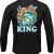 Black Long Sleeve Fishing Shirt | FINAO_Corn_Dog_King_Black_Performance_Fishing_Shirt_Back.jpg